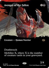 Avenger of the Fallen (Borderless) (337) [Tarkir: Dragonstorm]