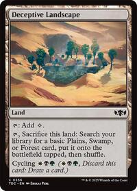 Deceptive Landscape (356) [Commander: Tarkir: Dragonstorm]