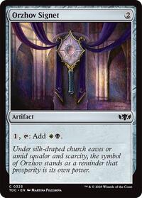 Orzhov Signet (323) [Commander: Tarkir: Dragonstorm]