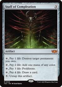Staff of Compleation (326) [Commander: Tarkir: Dragonstorm]