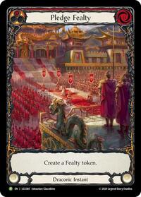 Pledge Fealty - LGS385 (LGS385) [Flesh and Blood: Promo Cards]