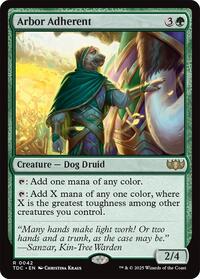 Arbor Adherent (42) [Commander: Tarkir: Dragonstorm]