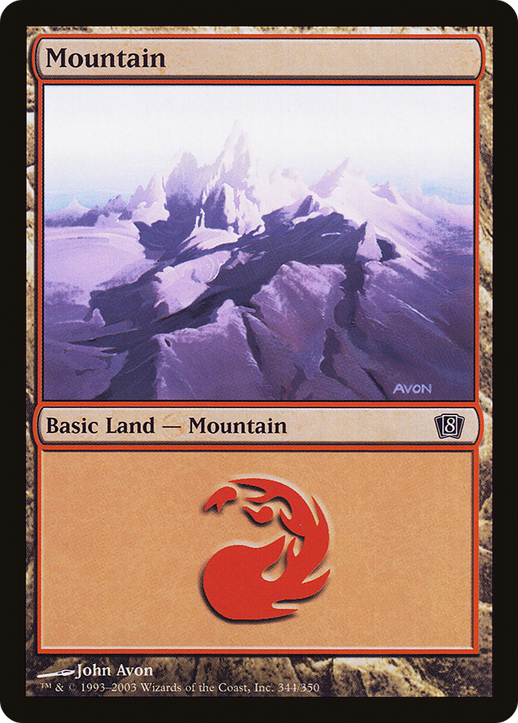 Mountain (8ED-344★) - 8th Edition