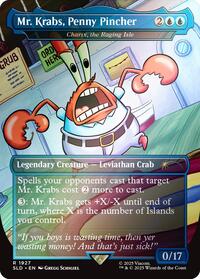 Mr. Krabs, Penny Pincher - Charix, the Raging Isle (Rainbow Foil) (1927) [Secret Lair Drop Series]