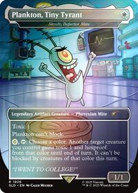 Plankton, Tiny Tyrant - Skrelv, Defector Mite (Rainbow Foil) (1926) [Secret Lair Drop Series]