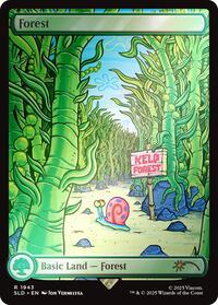Forest (1943) (Rainbow Foil) (1943) [Secret Lair Drop Series]