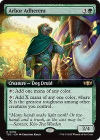Arbor Adherent (Extended Art) (82) [Commander: Tarkir: Dragonstorm]