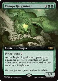 Canopy Gargantuan (Extended Art) (85) [Commander: Tarkir: Dragonstorm]