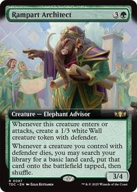 Rampart Architect (Extended Art) (87) [Commander: Tarkir: Dragonstorm]