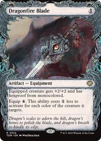 Dragonfire Blade (Showcase) (324) [Tarkir: Dragonstorm]