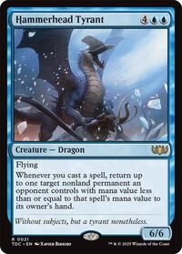 Hammerhead Tyrant (21) [Commander: Tarkir: Dragonstorm]