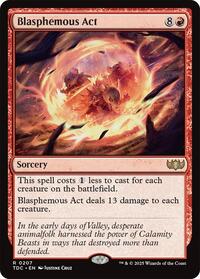 Blasphemous Act (207) [Commander: Tarkir: Dragonstorm]