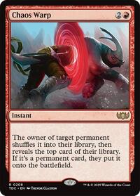 Chaos Warp (208) [Commander: Tarkir: Dragonstorm]