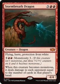Stormbreath Dragon (237) [Commander: Tarkir: Dragonstorm]