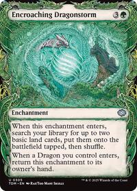 Encroaching Dragonstorm (Showcase) (305) [Tarkir: Dragonstorm]