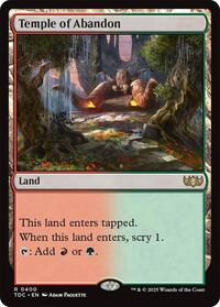 Temple of Abandon (400) [Commander: Tarkir: Dragonstorm]