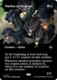 Warden of the Grove (Borderless) (351) [Tarkir: Dragonstorm]