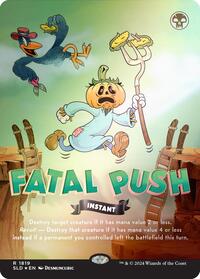 Fatal Push (1819) (Rainbow Foil) (1819) [Secret Lair Drop Series]