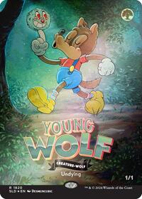 Young Wolf (Rainbow Foil) (1820) [Secret Lair Drop Series]