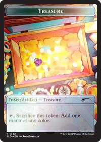 Treasure Token (1432) (Rainbow Foil) (1432) [Secret Lair Drop Series]
