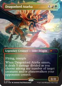 Dragonlord Atarka (Rainbow Foil) (1970) [Secret Lair Drop Series]