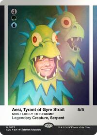 Aesi, Tyrant of Gyre Strait (Rainbow Foil) (1873) [Secret Lair Drop Series]