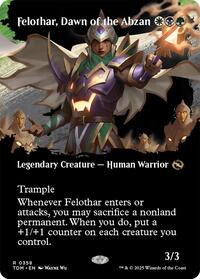 Felothar, Dawn of the Abzan (Borderless) (358) [Tarkir: Dragonstorm]