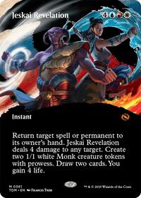 Jeskai Revelation (Borderless) (361) [Tarkir: Dragonstorm]
