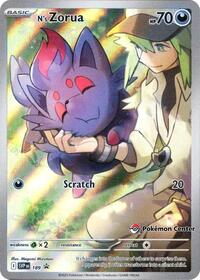 N's Zorua - 189 (Pokemon Center Exclusive) (189) [SV: Scarlet & Violet Promo Cards]