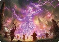 Smile at Death Art Card (4/54) (4) [Art Series: Tarkir: Dragonstorm]