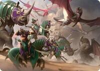 United Battlefront Art Card (5/54) (5) [Art Series: Tarkir: Dragonstorm]