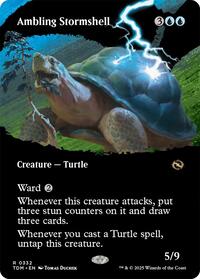 Ambling Stormshell (Borderless) (332) [Tarkir: Dragonstorm]
