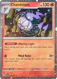 Chandelure - 38/167 (Cosmos Holo) (038/167) [Miscellaneous Cards & Products]