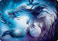 Roiling Dragonstorm Art Card (33/54) (33) [Art Series: Tarkir: Dragonstorm]