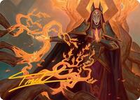 Abzan Devotee Art Card (10/54) (Gold-Stamped Signature) (10) [Art Series: Tarkir: Dragonstorm]