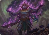 Rot-Curse Rakshasa Art Card (13/54) (13) [Art Series: Tarkir: Dragonstorm]