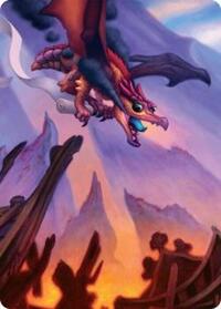 Scavenger Regent Art Card (45/54) (45) [Art Series: Tarkir: Dragonstorm]
