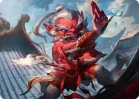 Devoted Duelist Art Card (15/54) (15) [Art Series: Tarkir: Dragonstorm]