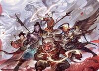 Will of the Jeskai Art Card (54/54) (54) [Art Series: Tarkir: Dragonstorm]