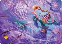 Snakeskin Veil Art Card (19/54) (Gold-Stamped Planeswalker Symbol) (19) [Art Series: Tarkir: Dragonstorm]