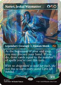 Narset, Jeskai Waymaster (Showcase) (Halo Foil) (417) [Tarkir: Dragonstorm]