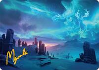 Auroral Procession Art Card (20/54) (Gold-Stamped Signature) (20) [Art Series: Tarkir: Dragonstorm]