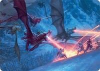 Dragonback Assault Art Card (22/54) (22) [Art Series: Tarkir: Dragonstorm]