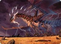Neriv, Heart of the Storm Art Card (25/54) (25) [Art Series: Tarkir: Dragonstorm]