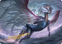 Shiko, Paragon of the Way Art Card (37/54) (Gold-Stamped Signature) (37) [Art Series: Tarkir: Dragonstorm]
