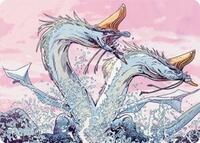 Twinmaw Stormbrood Art Card (39/54) (39) [Art Series: Tarkir: Dragonstorm]
