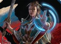 Narset, Jeskai Waymaster Art Card (44/54) (44) [Art Series: Tarkir: Dragonstorm]