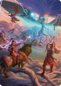 All-Out Assault Art Card (50/54) (50) [Art Series: Tarkir: Dragonstorm]