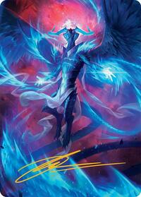 Ugin, Eye of the Storms Art Card (48/54) (Gold-Stamped Signature) (48) [Art Series: Tarkir: Dragonstorm]