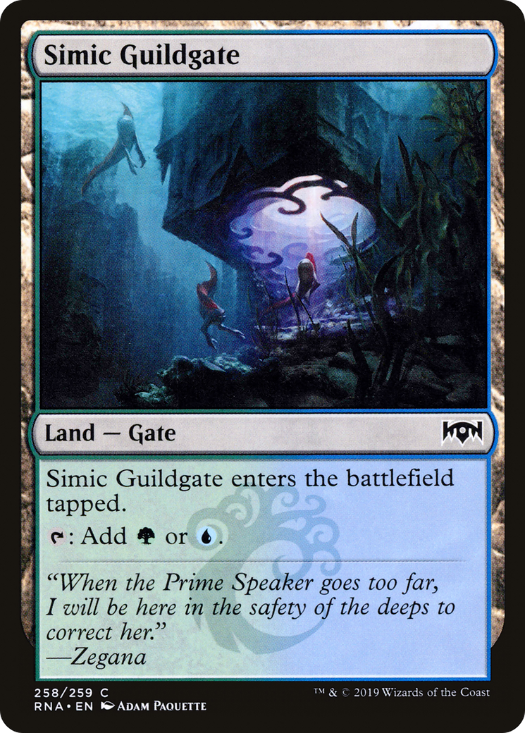 Simic Guildgate (258) (RNA-258) - Ravnica Allegiance Foil